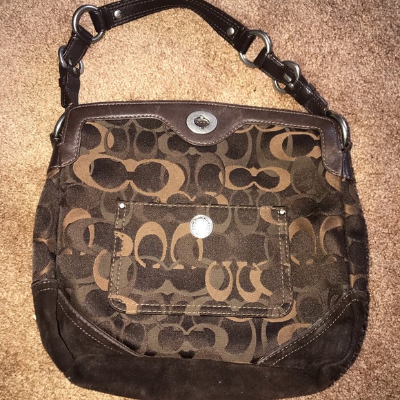 Brown coach bag - Picture 2 of 4